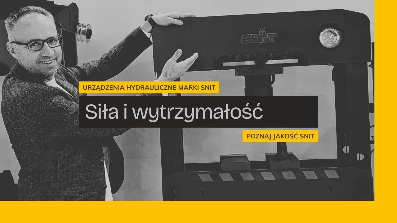 Hydrauliczne podnośniki i prasy warsztatowe SNIT